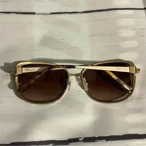 Ivory & Gold Chopard SCHB69S Luxury Sunglasses Chopard | Accessories | Ivory Gold Chopard Schb69s Luxury  main image 4